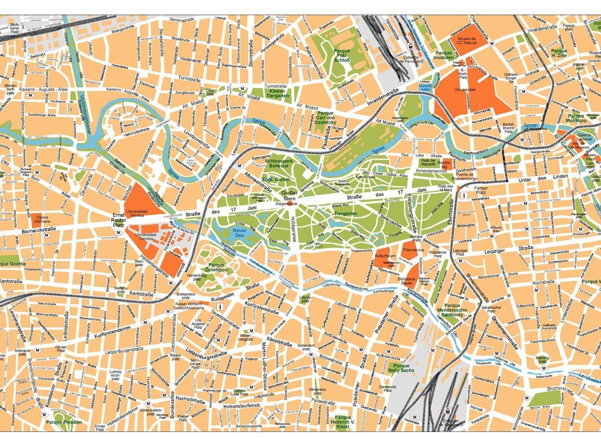 Berlin zentrum mapie