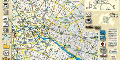 Zabytki Berlina mapie
