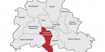 Mapa Berlin schöneberg