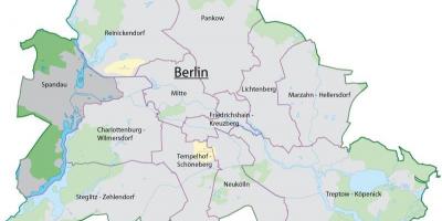 Mapa spandau Berlin