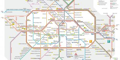 Mapa Berlińskiego metra