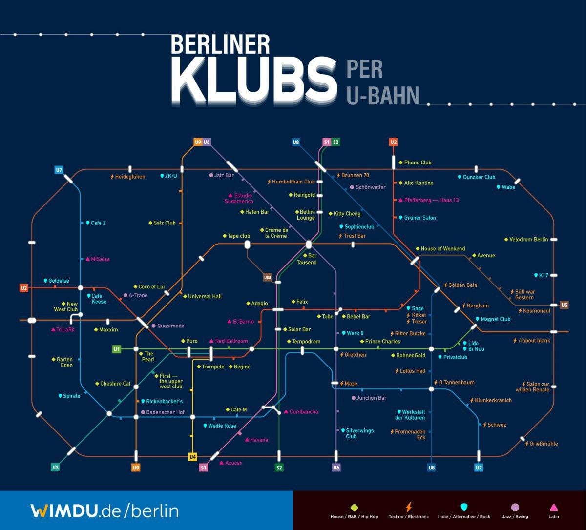 klub mapie Berlina