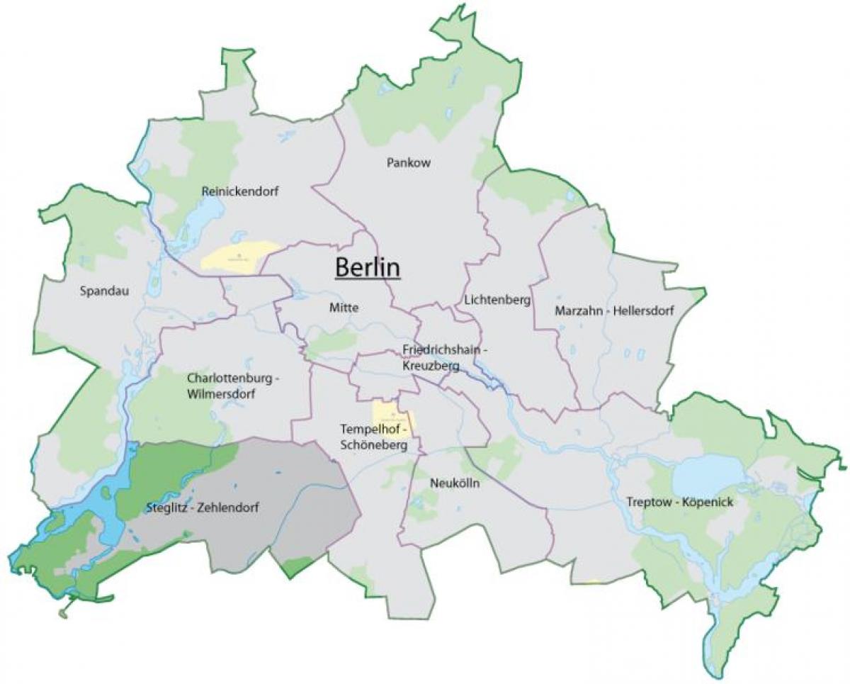 mapa steglitz w Berlinie