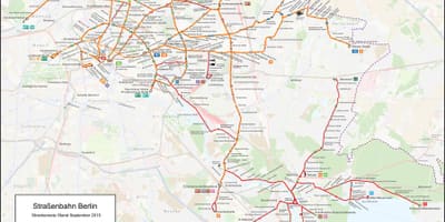 Mapa metra w Berlinie