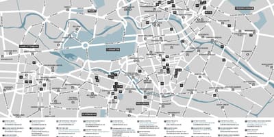 Mapa Berlińskiej galerii