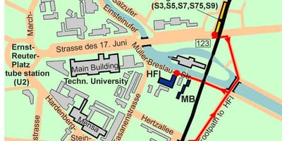 Mapa Berlina dworzec kolejowy zoologischer garten 