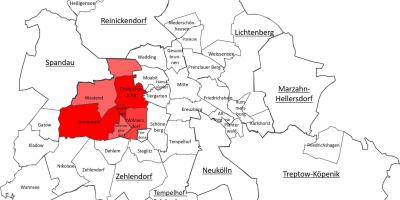 Mapa charlottenburg Berlin