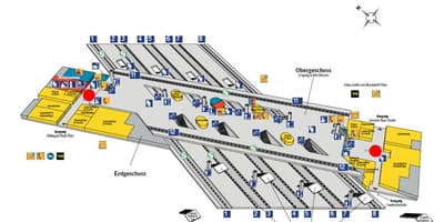 Mapa Berlin südkreuz