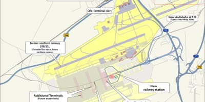 Berlin schönefeld lotnisko mapa